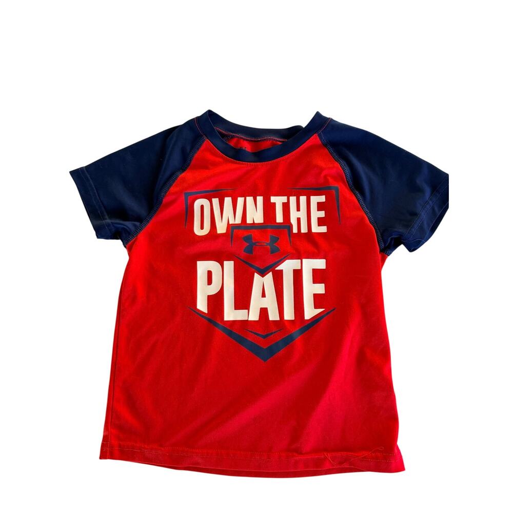 Under Armour Raglan Baseball Tee - Boys' Size 4